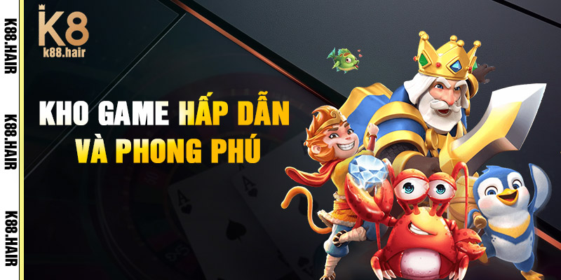 Các sản phẩm cá cược đa dạng tại Casino k88